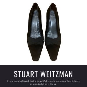 Stuart Weitzman - Black Kitten Heels